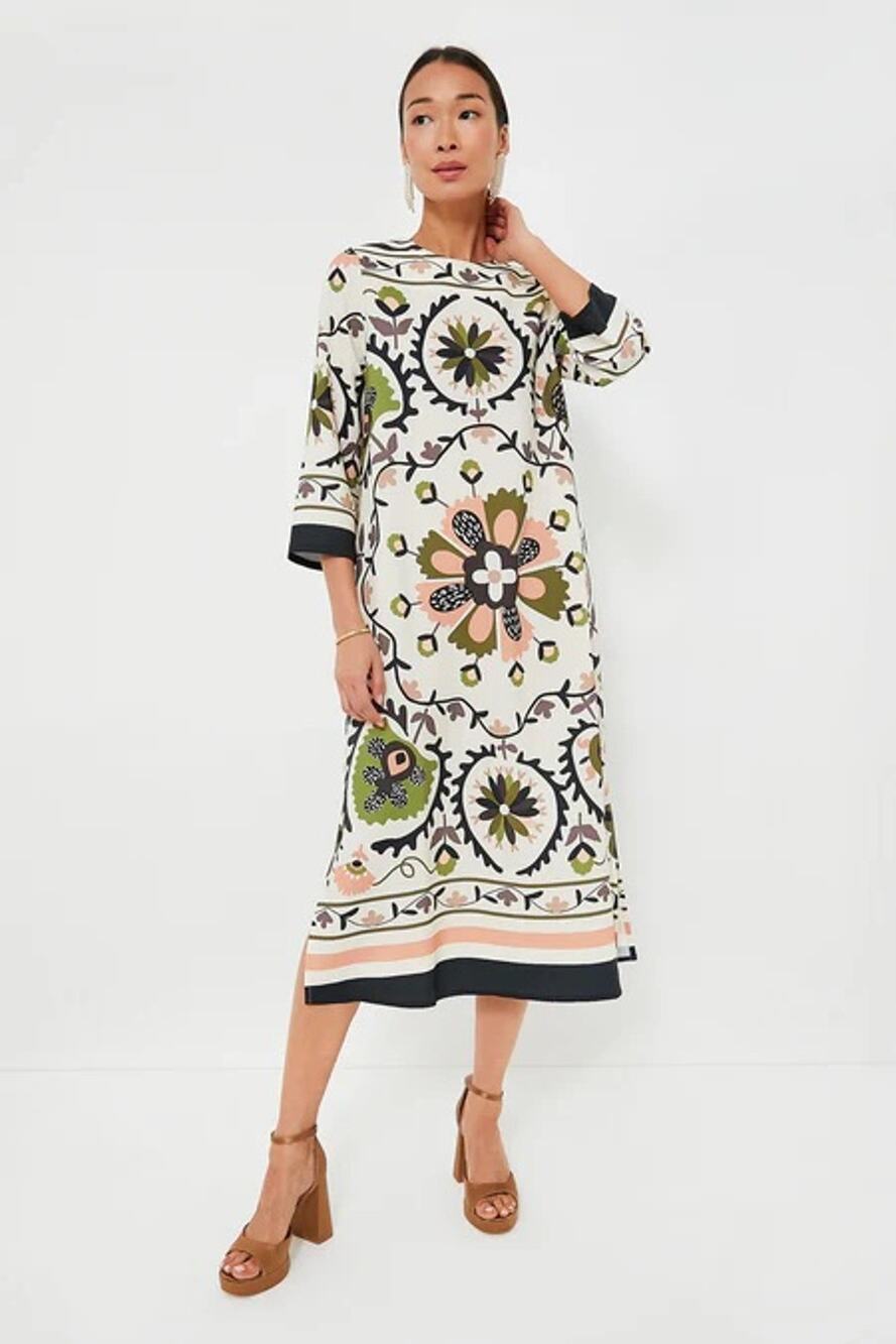 TUCKERNUCK Sundial Stripe Jamie Dress Size S EUC Retail $268 Tuckernuck